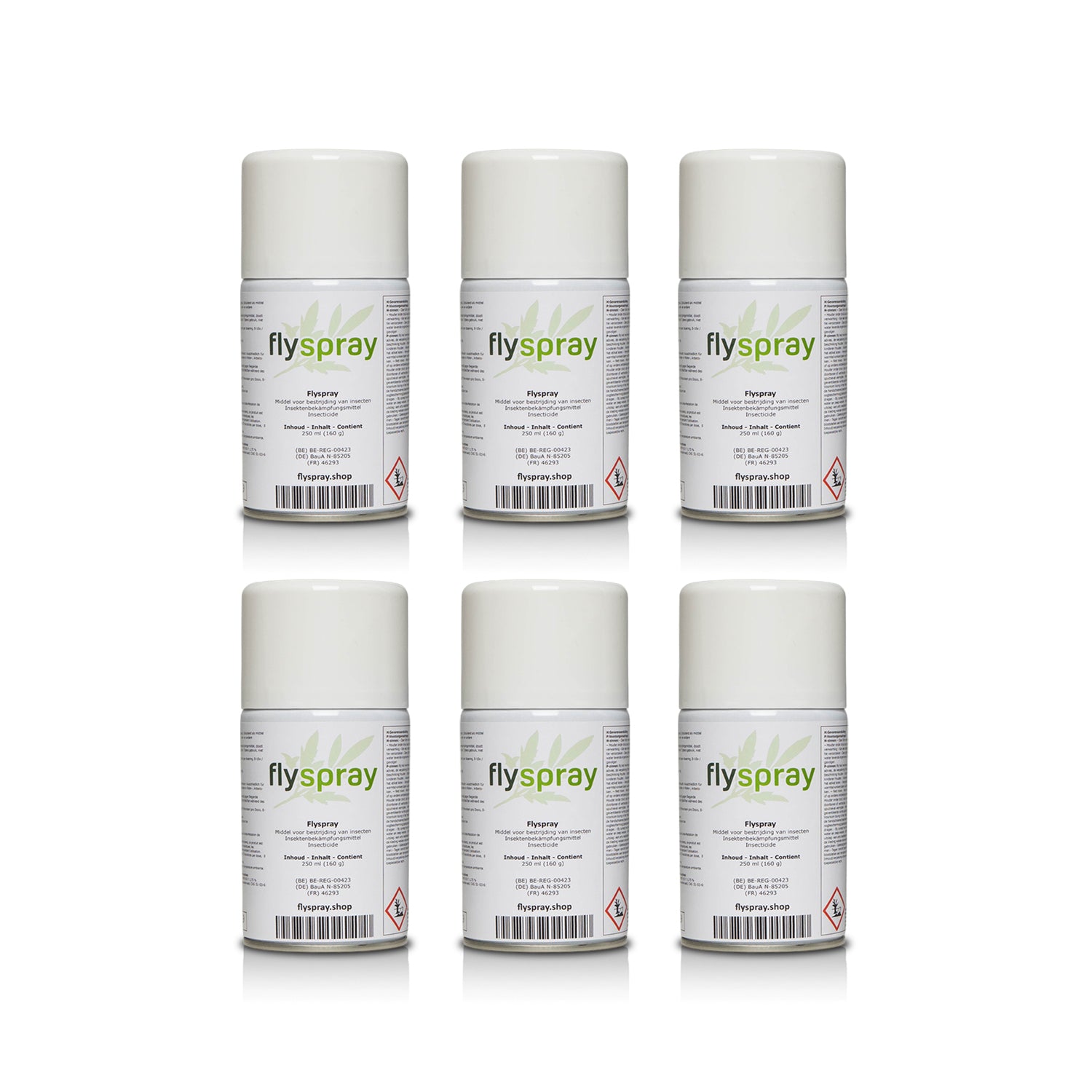 6x Nachfüllungen Fliegenspray (250ml)